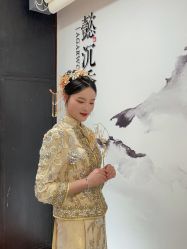 -懿沉香中式嫁衣礼服秀禾服龙凤褂马来褂旗袍总店
