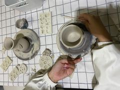 -朝画惜时·陶艺·拼豆·团建