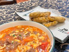 番茄牛肉滑蛋-晓平饭店(嘉善路店)