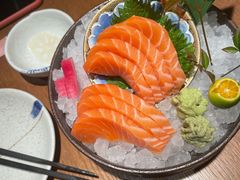 三文鱼刺身-水之惠鲜鱼料理(王府大街店)