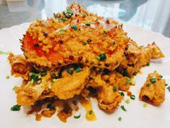 咸蛋黄炒长脚蟹-聚福宝合苑食府(南头镇店)
