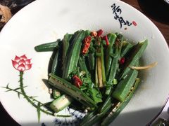 白灼秋葵-卧龙堡客栈·中餐厅(古北水镇店)