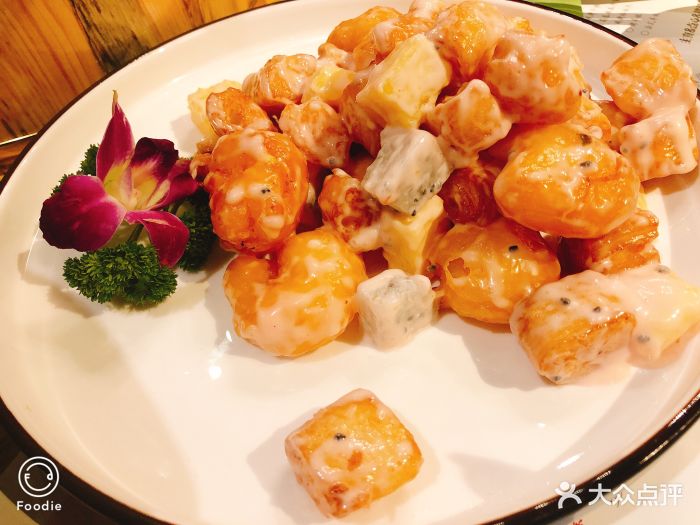 胡桃里音乐酒馆(滨江店)-菠萝油条虾-菜-菠萝油条虾图片-杭州美食-大