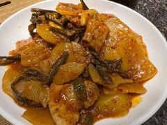 韩式干辣椒炖土豆片-正苑26年海鲜烤肉•牛尾汤汤饭(东港店)