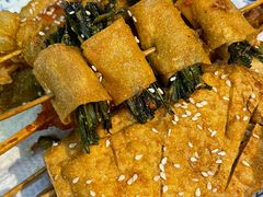 豆皮包韭菜-黄记潮汕甜汤(贝底田坊店)