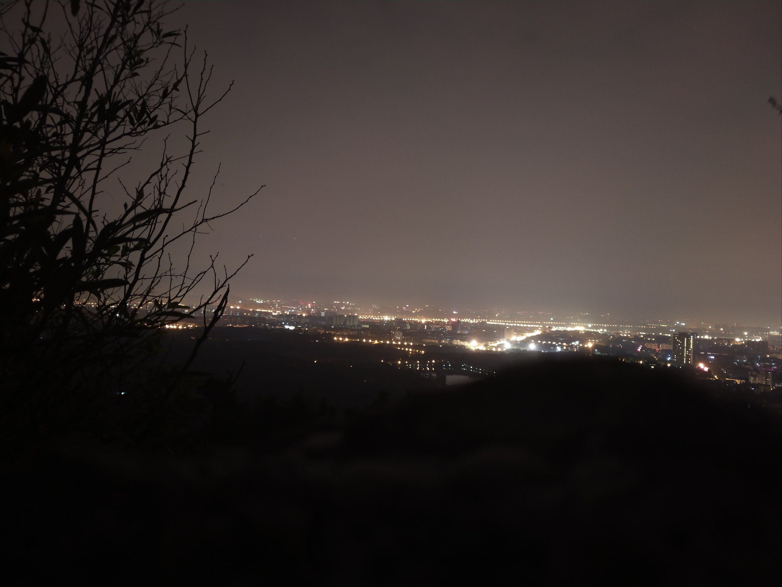 夜爬紫金山全貌