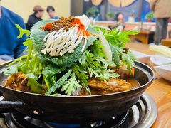 土豆排骨火锅-喇喇排骨火锅·传统韩式脊骨汤(望京西园总店)
