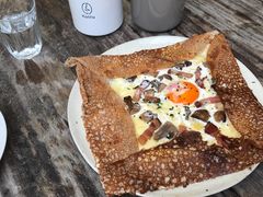 鸡蛋蘑菇熏肉荞麦可丽饼-RAC BAR(安福路店)