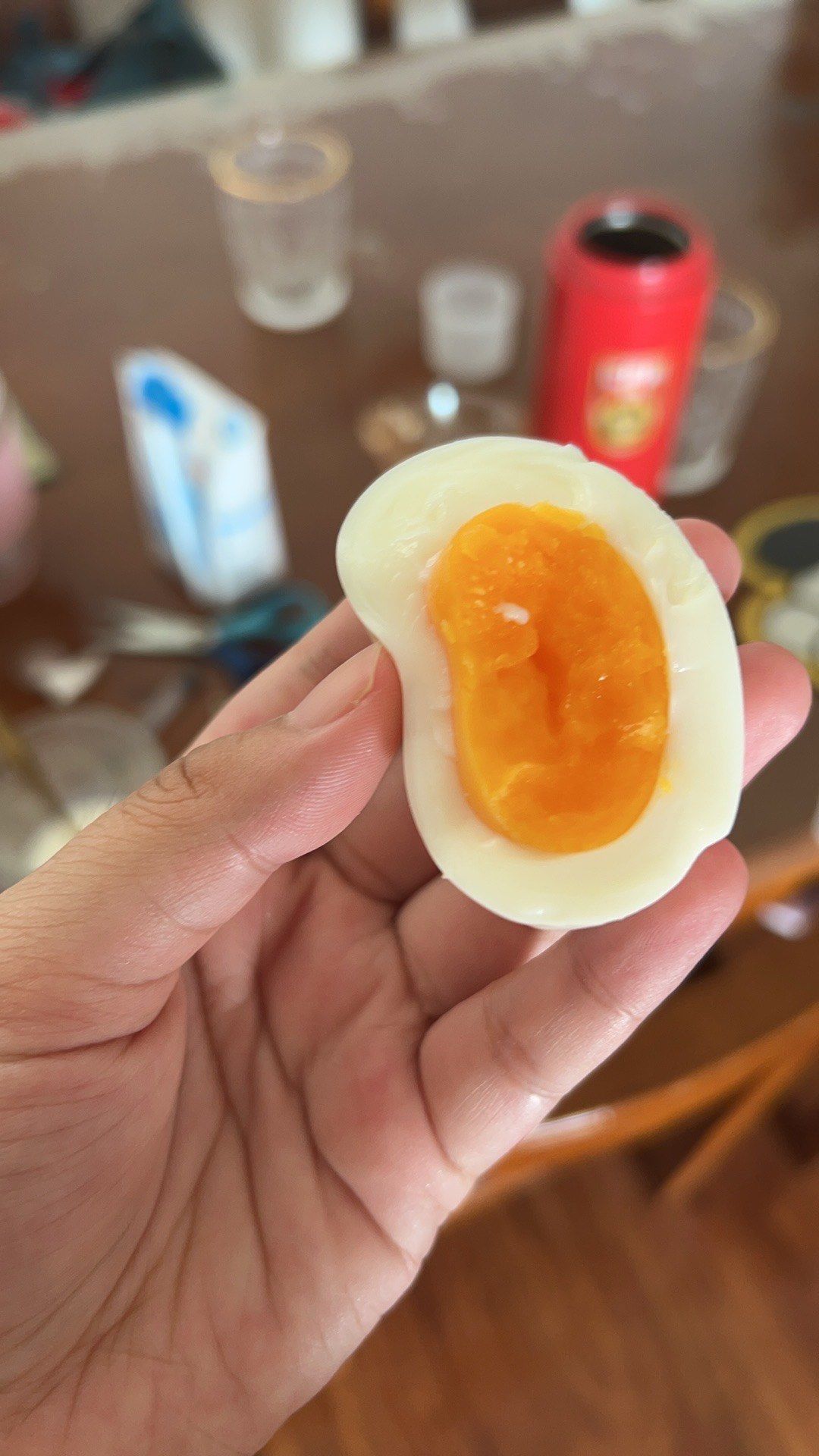 第一次自己煮溏心蛋!