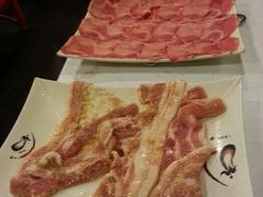 牛舌和酱五花肉-郑阿姨的家·이모네·韩料&烤肉(武川路店)