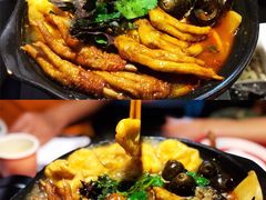老表记鸳鸯螺丝鸭脚煲-老表记广西宵夜螺蛳鸭脚煲(西大店)
