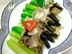 芥兰鸡枞菇炒螺片-上海金桥红枫万豪酒店-万豪中餐厅