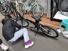 -道路口单车爱瓦士dahon大行