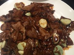 腊八蒜熘肝尖-院落创意菜