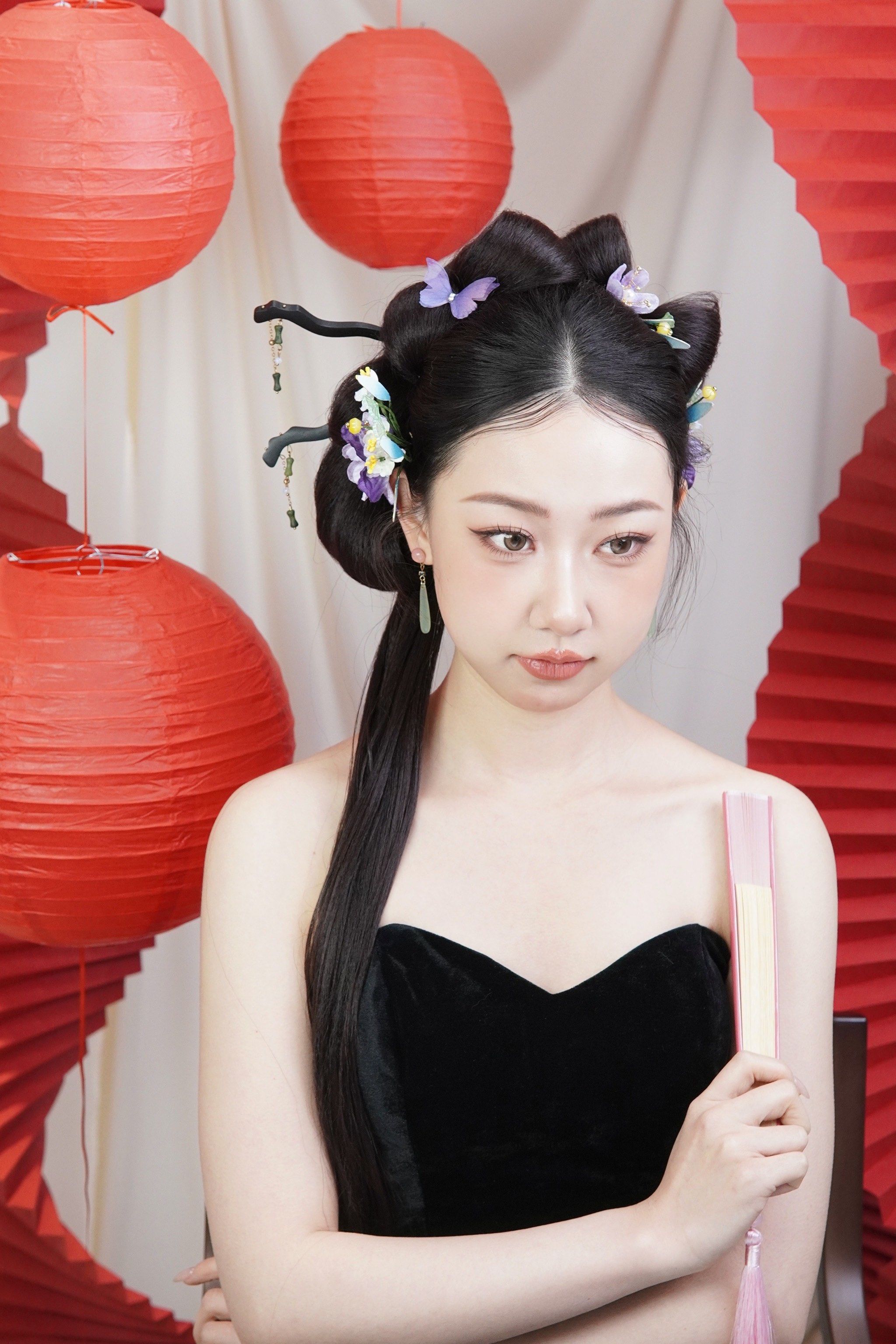韩式发型扎法视频