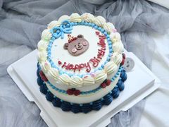 复古小熊蛋糕-亦家cake·0卡糖
