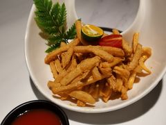 蛋黄焗薯条-卯时·龙光雅宴·精致锡帮菜(惠山古镇店)