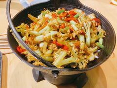 干锅有机菜花-金悦印象小馆(三里河店)