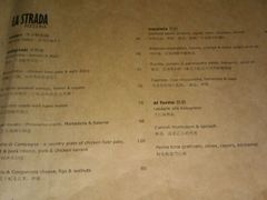 菜单-La Strada(安福路店)