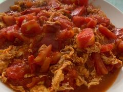 鸡蛋炒番茄-白河湾山水缘民宿