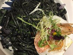 大虾海鲜墨鱼汁扁面-打趸BTC·Breaktime cafe(北京路店)