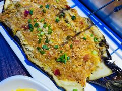 烤茄子-三个蒙古大叔羊肉串(大宁店)