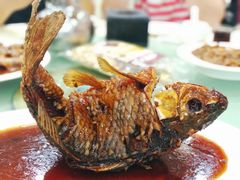 罾蹦鲤鱼-奥华餐厅·老张记(台基厂店)
