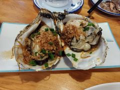 蒜蓉粉丝蒸壳海蛎一个-旺角小渔村·海肠捞饭开创者(环山路店)