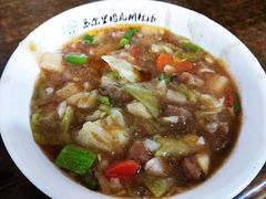 肉丸胡辣汤-清真马乐贝腊牛肉蛋黄菜夹馍(马蓉洒金桥店)