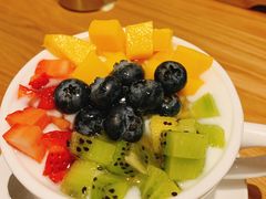 蓝莓鲜果酸奶-花舍·新派粤菜·西餐·下午茶(亚运村·鸟巢店)
