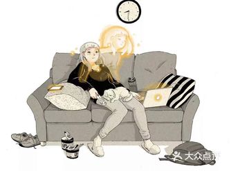 水彩插画，给人一种艺术上的放松享受