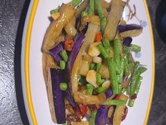 长豆角炒茄子-湘南情·38秒生炒黄牛肉(学院路店)