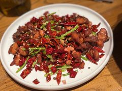 干煸辣子鸡-汉小城·老铫子藕汤·乡野湖北菜(江汉路吉庆街店)