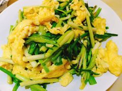 蒜苗炒鸡蛋-老昌春饼(迅驰广场店)