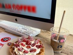 草莓松饼-漫咖啡(银泰创意城店)