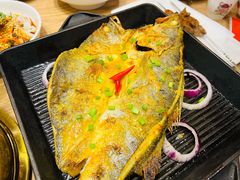 香葱烤鱼-西北45°(世茂广场店)