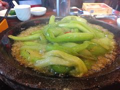 铁板鲜芋梗-农厨好味·温泉鹅·农家菜