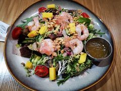 鲜柚芒果沙拉佐冰花酸梅酱-HELLO 27 意面·沙拉·帕尼尼