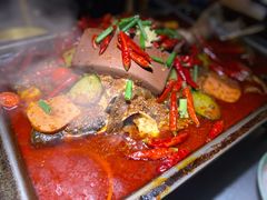 毛血旺烤鱼-探鱼·鲜青椒爽麻烤鱼(番禺万达店)
