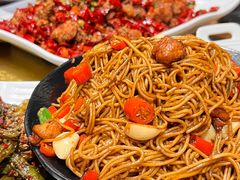 爆辣小公鸡炒面-望京一号·重庆江湖菜(工体店)