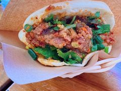 粉蒸牛肉咔饼-豆相识•九九豆腐脑(牛咡桥店)
