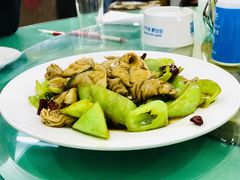 尖椒炒肥肠-清香园大连老菜馆(成仁街店)