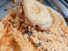 -小红车炸蛋葱油饼