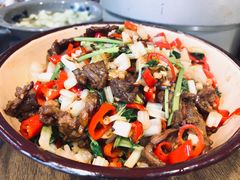小炒黄牛肉-灶东家民间菜(回兴店)