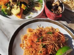 鲜虾浓汁天使面-The Rug Cafe(王府中环店)