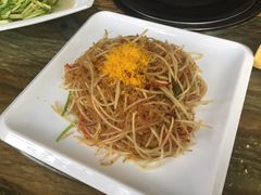 蟹仔炒京丝-农厨好味·温泉鹅·农家菜