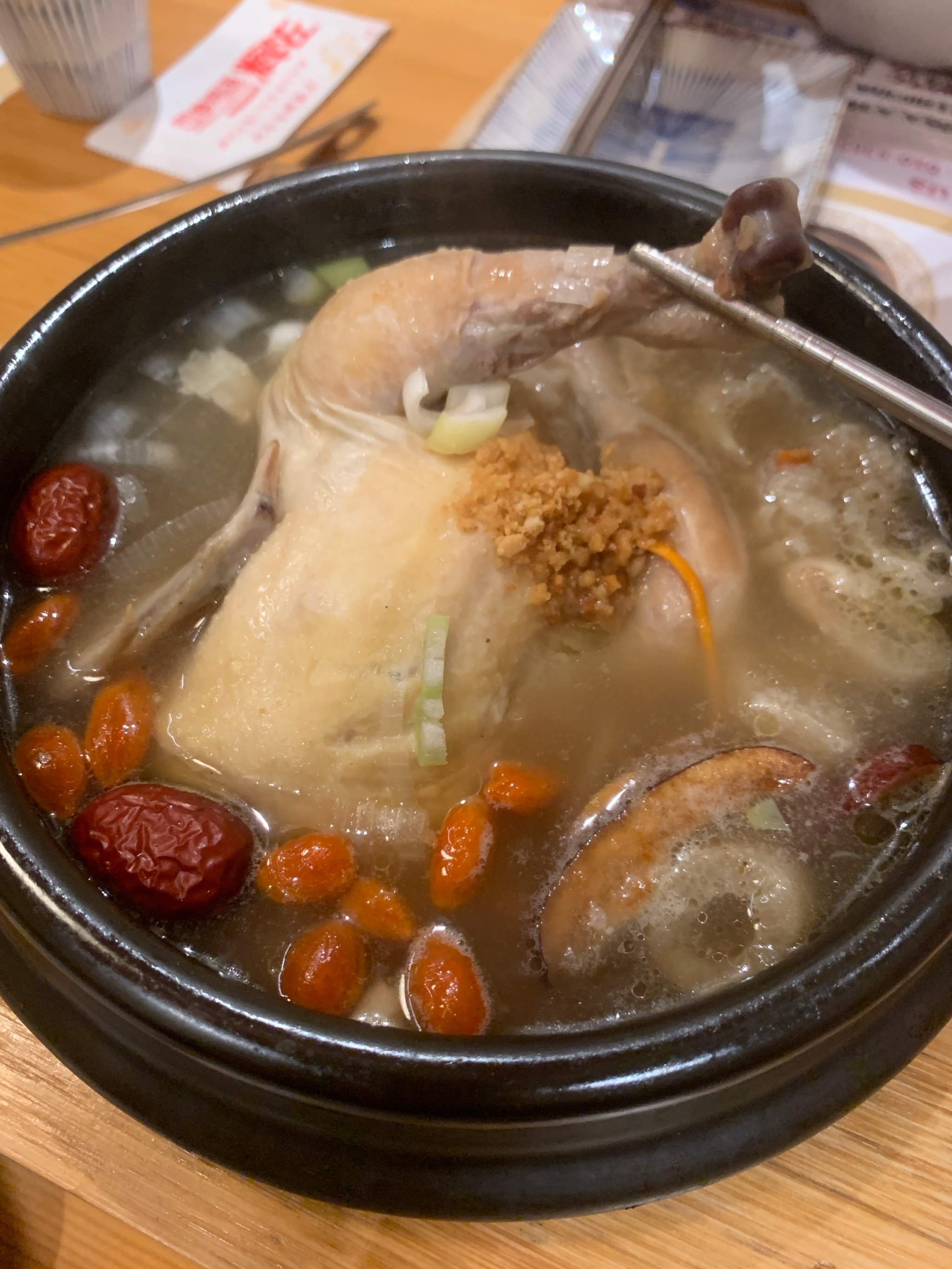 参鸡汤蘸料图片