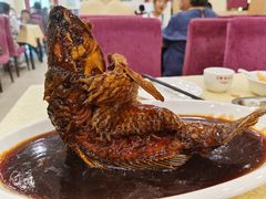 罾蹦鲤鱼-奥华餐厅·老张记(台基厂店)