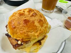 猪扒煎蛋菠萝包-颓记茶餐厅(美景总店)