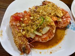 黄油蒜蓉焗老虎虾-班赞海鲜市场